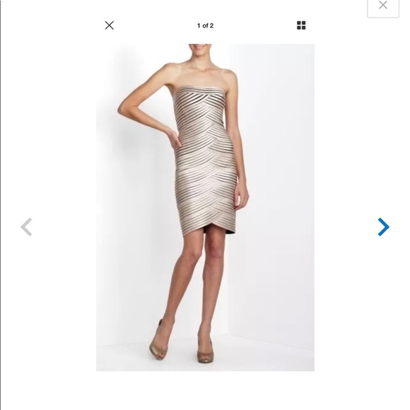 BCBGMAXAZRIA Beverly Strapless Dress NEW | Size: 2 - Picture 2 of 4